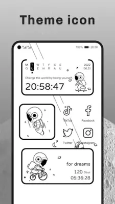 iScreen - Widgets & Themes android App screenshot 0